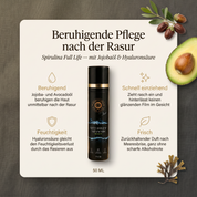Aftershave Creme für Männer nach der Rasur 50 ml