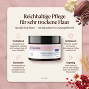 Körperbutter Granatapfel sehr trockene Haut 250 ml