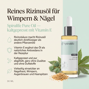 Rizinusöl kaltgepresst für Haare und Nägel 30 ml