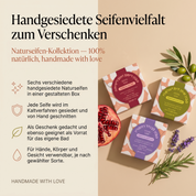 Naturseifen Set handgemacht als Geschenk 6 Stück