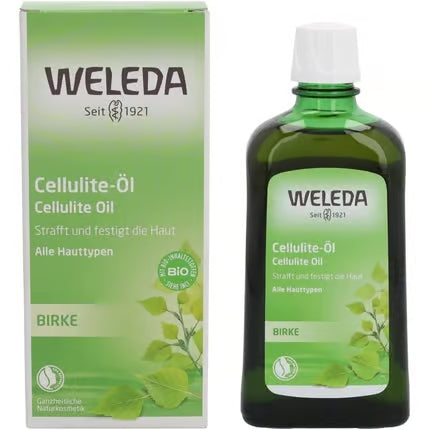 Weleda Cellulite-Öl Birke straffende Pflege, Flasche mit Verpackung, 200 ml