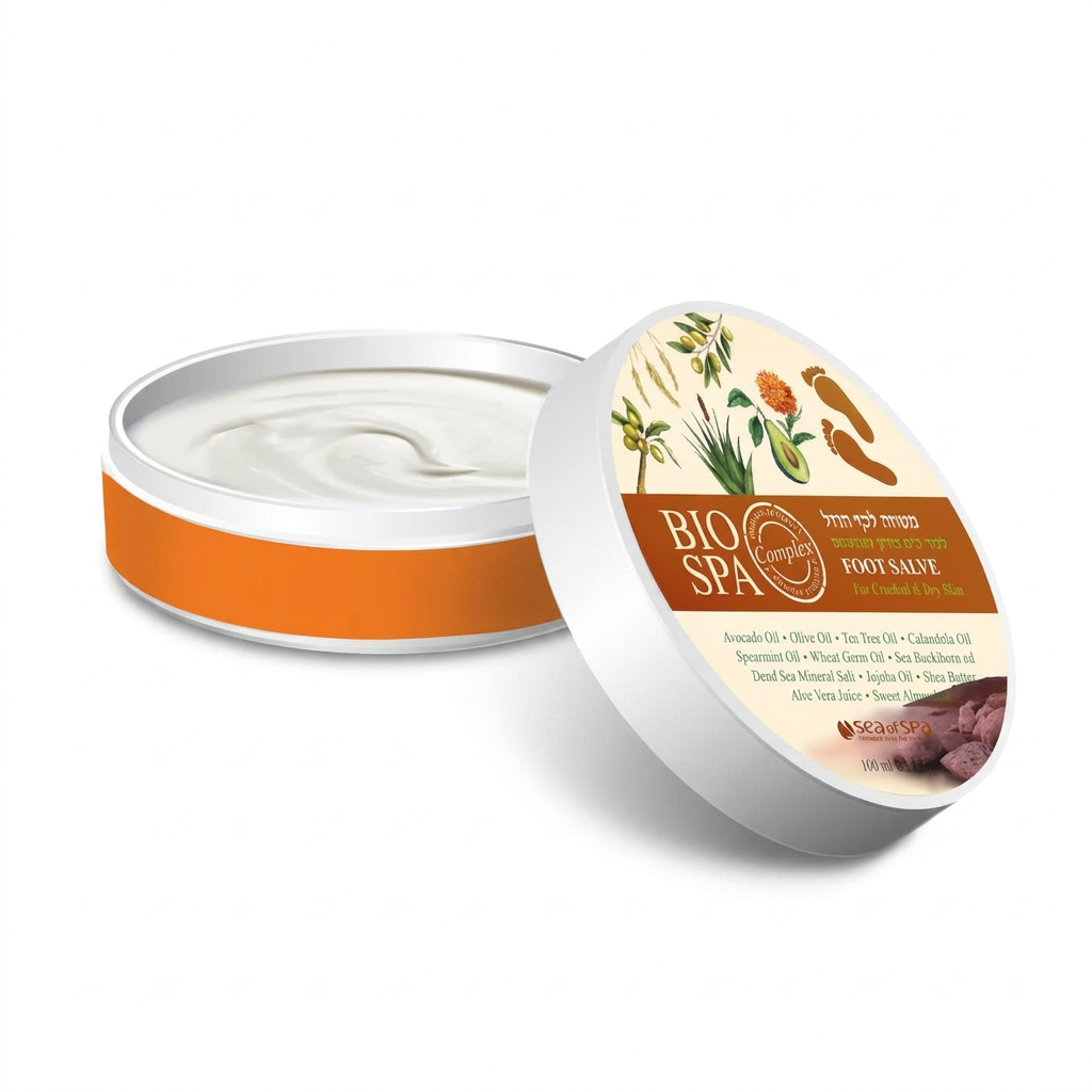 Sea of Spa Bio Spa Foot Salve Fußbutter mit Sheabutter und Avocadoöl, Tiegel 120 ml