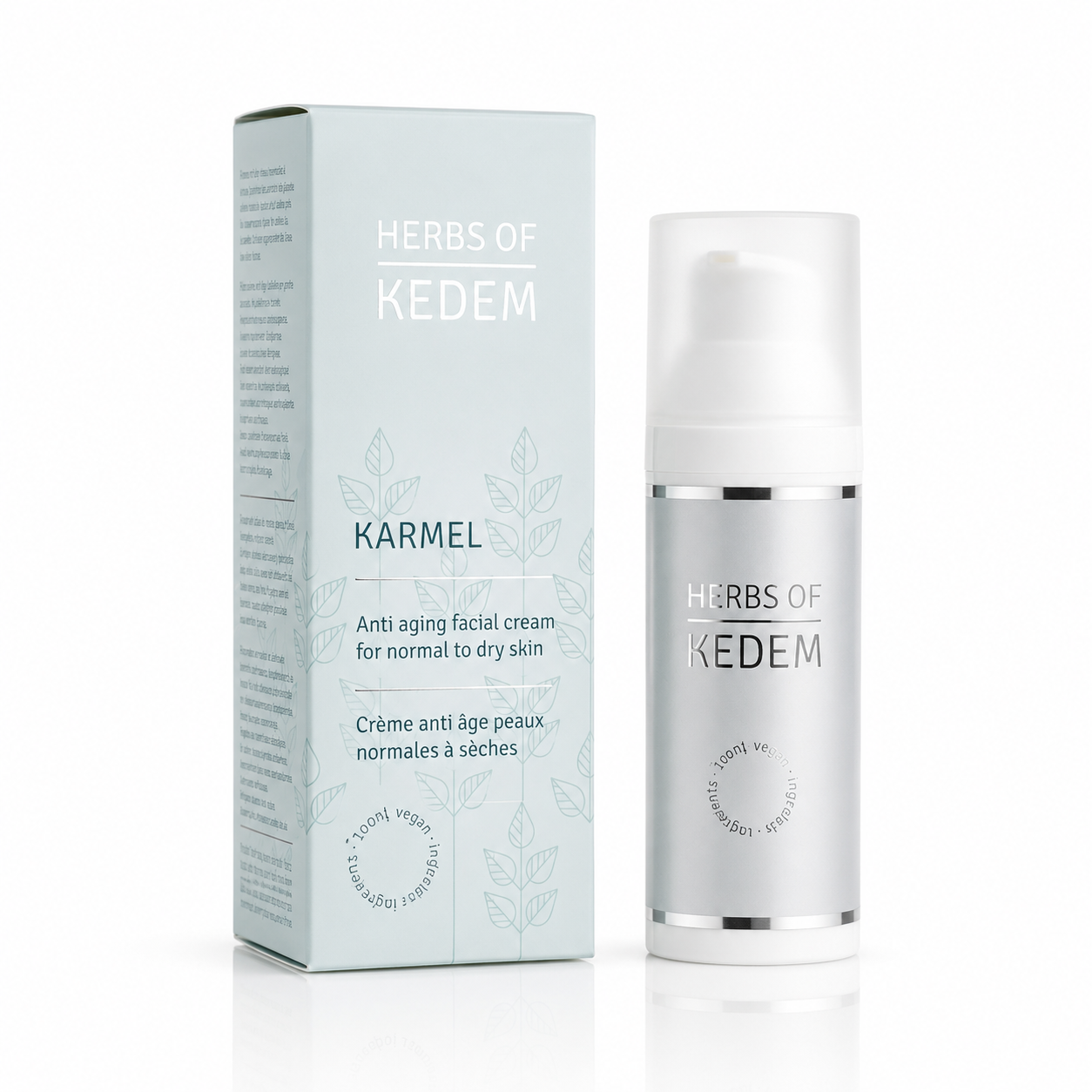 Kedem Karmel Anti-Aging Gesichtscreme für trockene Haut, Spenderflasche 50 ml