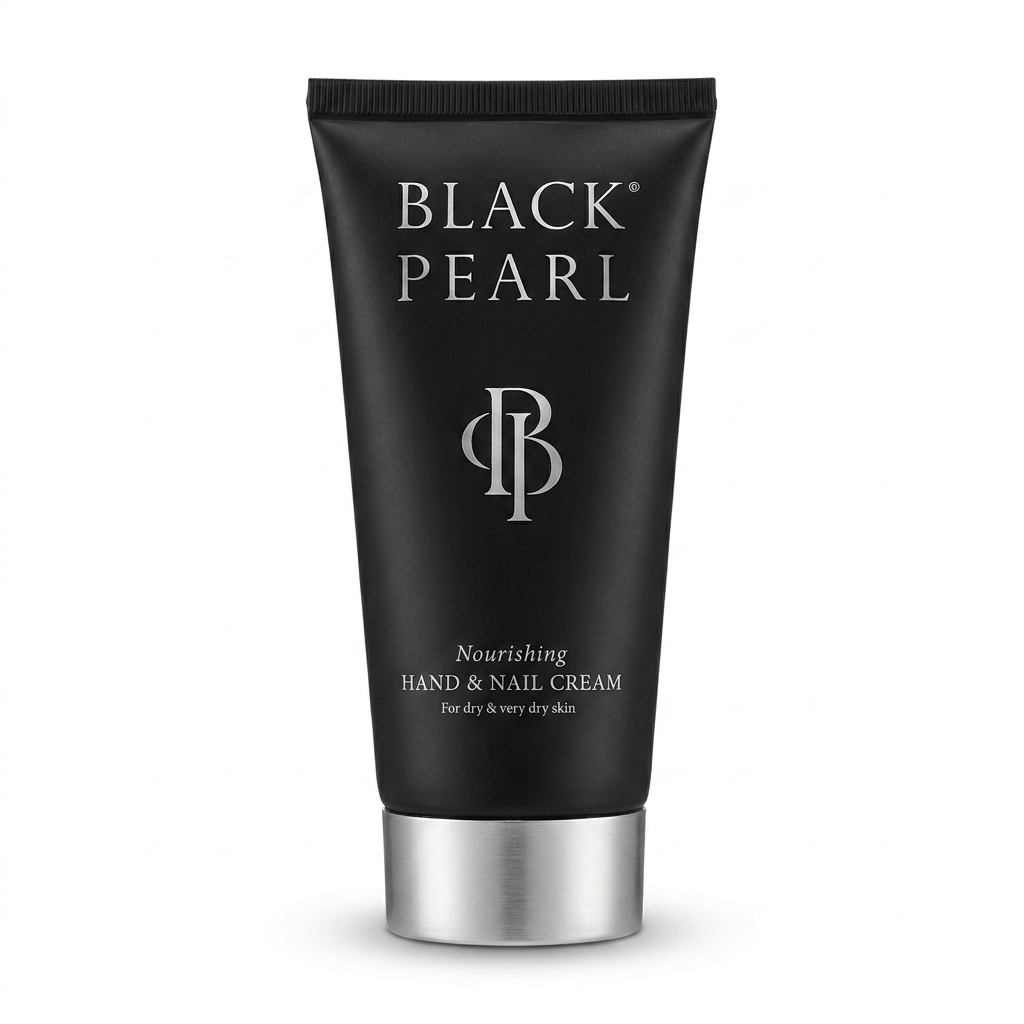 Black Pearl Nourishing Hand & Nail Cream für trockene Haut, Tube 150 ml