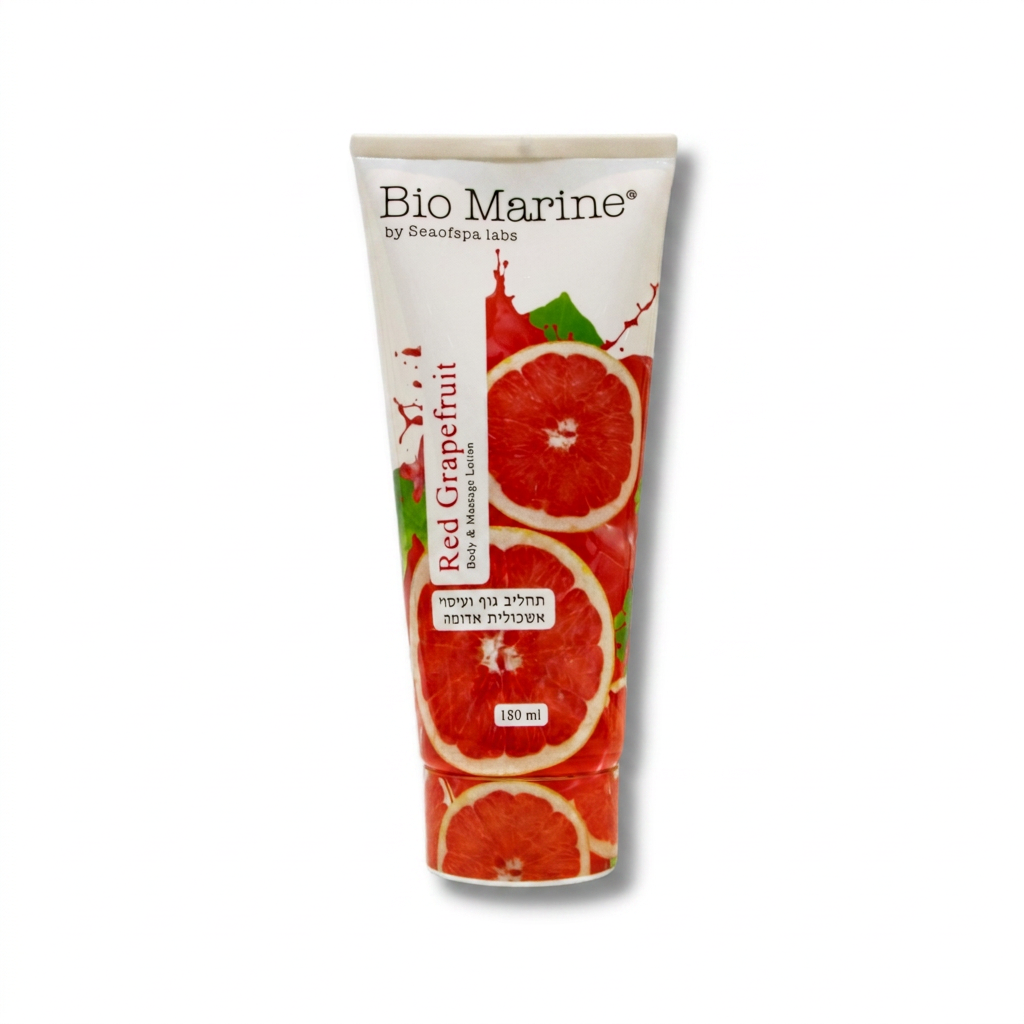 Bio Marine Red Grapefruit Body & Massage Lotion, Tube 180 ml