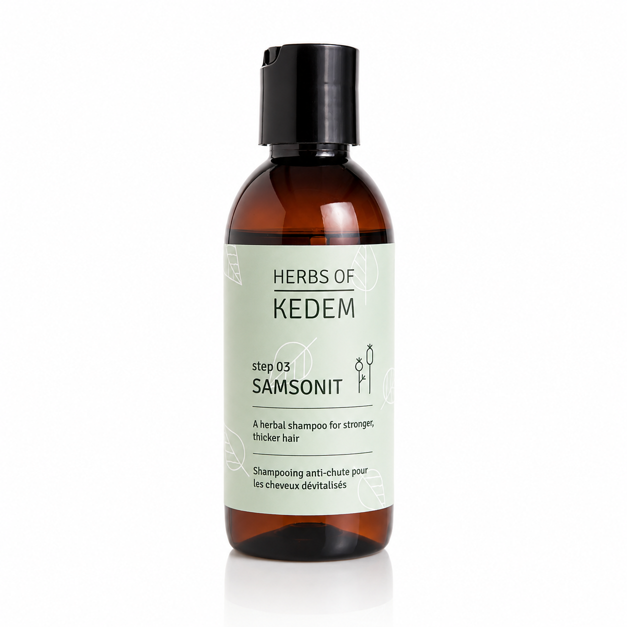 Kedem Samsonit Kräutershampoo für feines Haar, Step 03, Flasche 250 ml