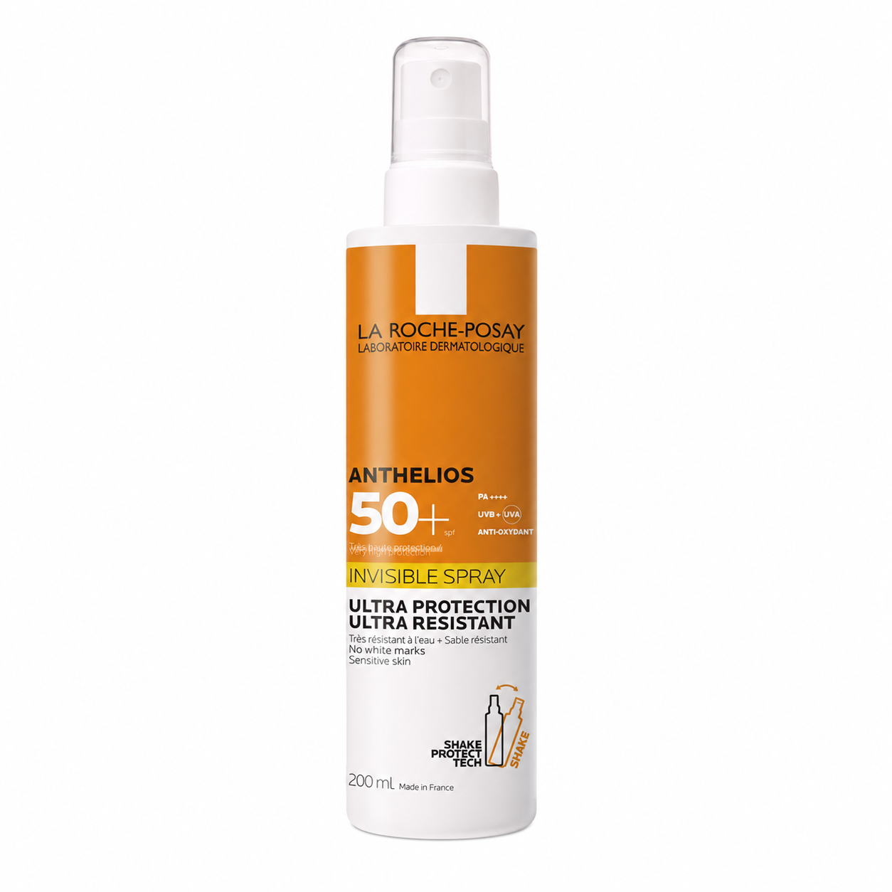 La Roche-Posay Anthelios Sonnenspray für Gesicht und Körper LSF 50+, wasserfest, 200 ml